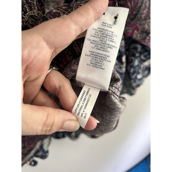 Lot of 3 Chaps Multicolor Paisley Print LS Cotton No Iron Button Up Shirt - 1X - Picture 9 of 11